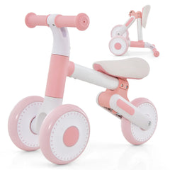 DORTALA Baby Balance Bike Indoor Outdoor Infant Bicycle Riding Toys Toddler Bike