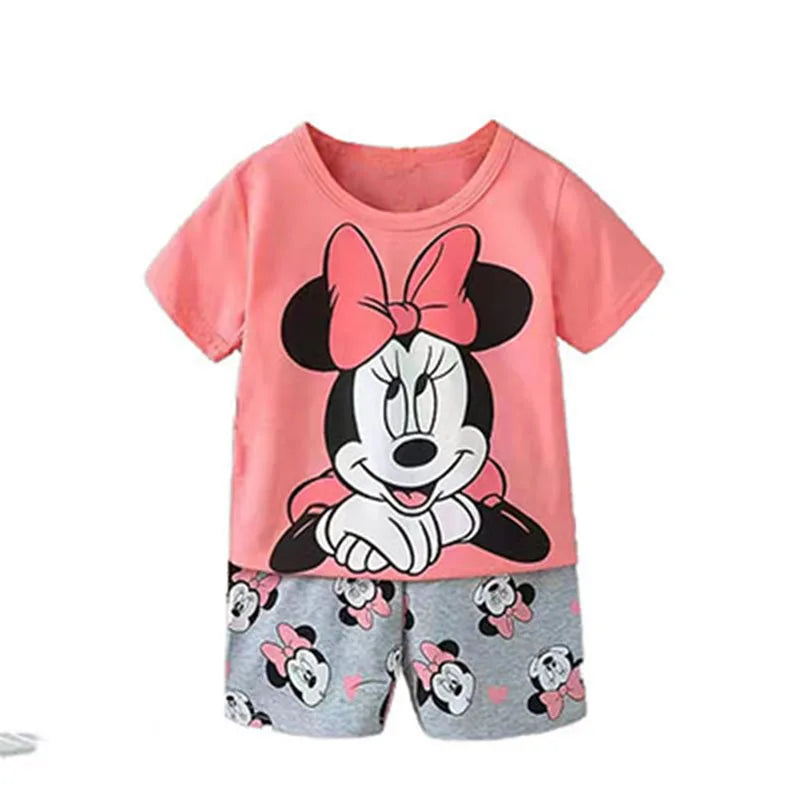 Boys clothes set 2pcs Summer Cartoon gril Short-Sleeved kids Suit Children's Clothing Outfit Set for boys 0-4 year