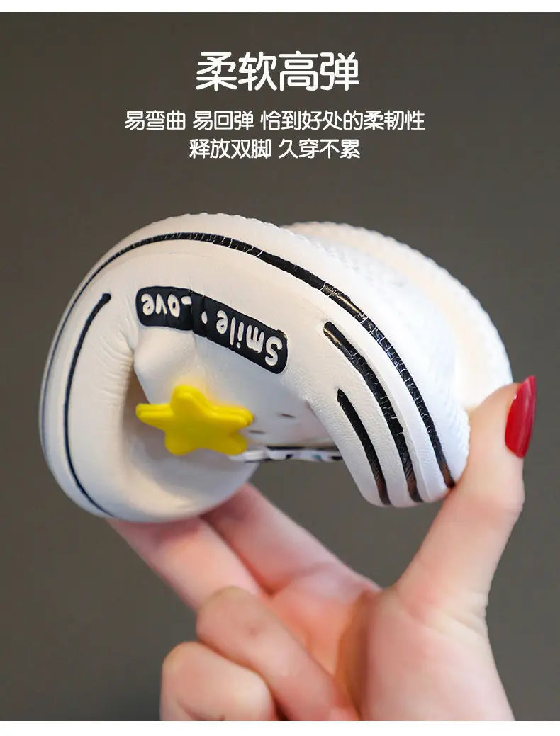 New Cute Astronaut Children's Home Indoor Slippers Anti-Slip Bathroom Baby Outdoor Sandals For Boys And Girls