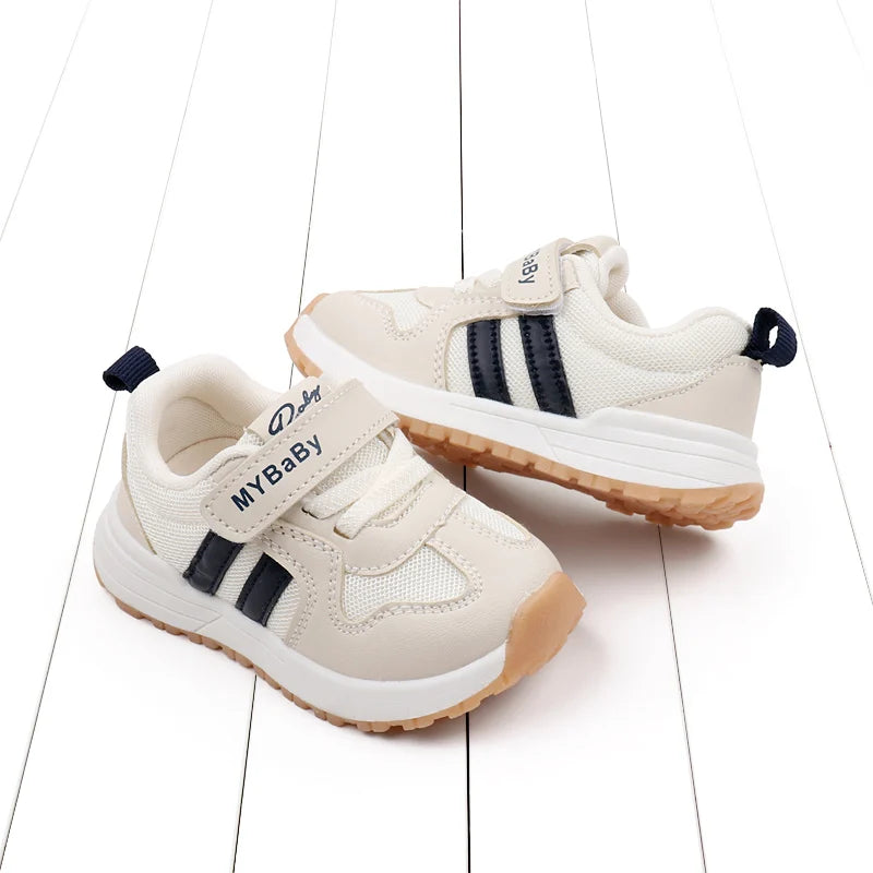 Baby Boys Girls Comfortable Sports Shoes Soft Bottom Non-slip Solid Color Toddler Shoes