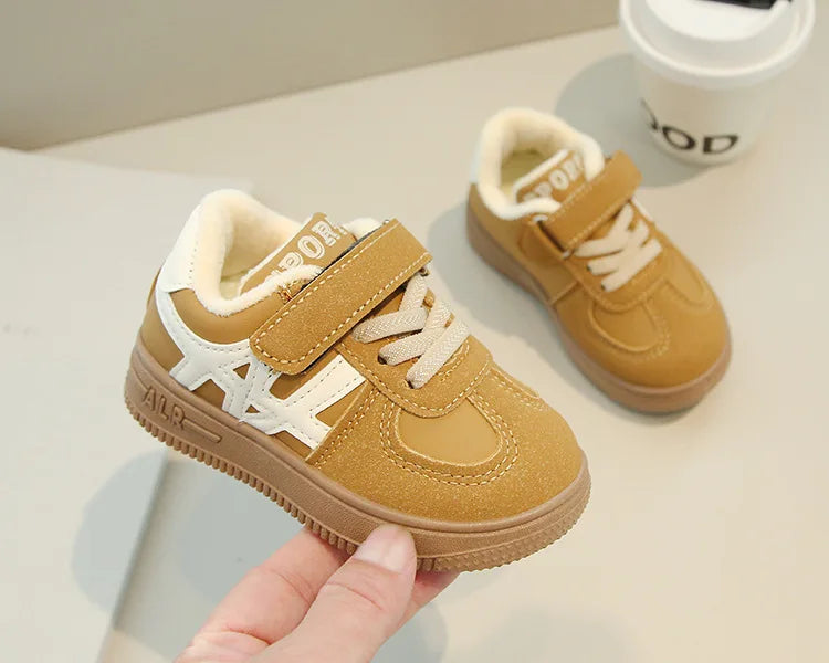 Children's Casual Cotton Shoes 2025 Autumn Winter New Boys Girls Retro Sports Shoes Kids Toddler Non-Slip Comfortable Sneakers - Idrilay 