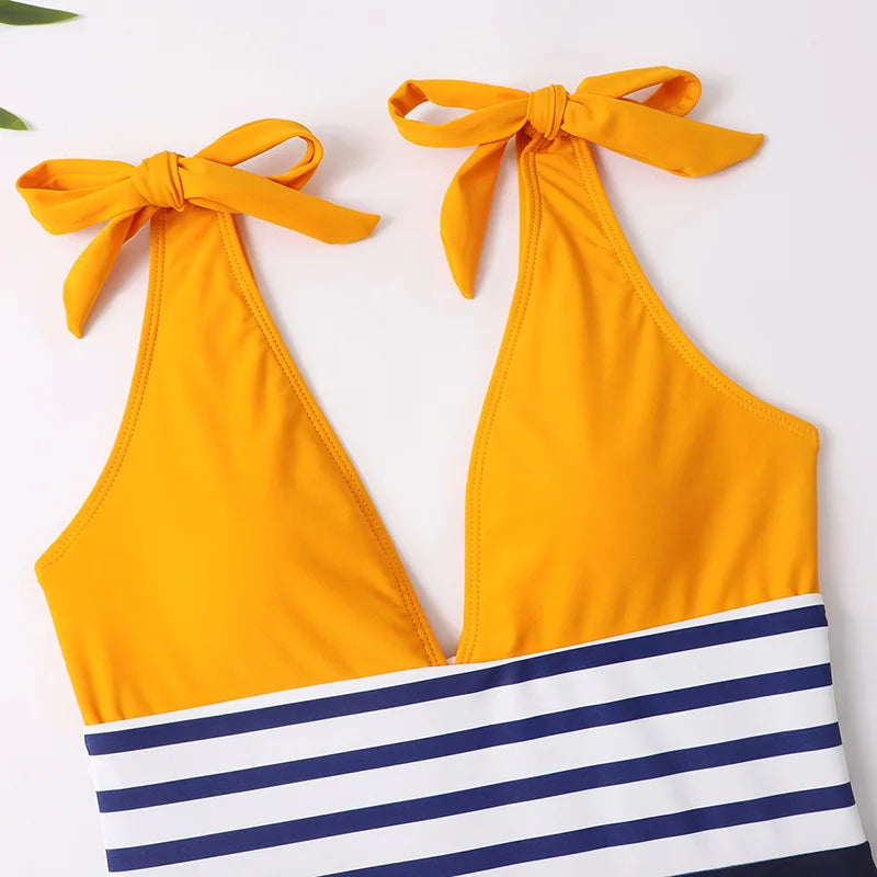 Mother Kids Girls Swimsuit Swimming Clothing Women Beach Bikini Bathing Suit Family Matching Swimwear Mummy Daughter Beachwear