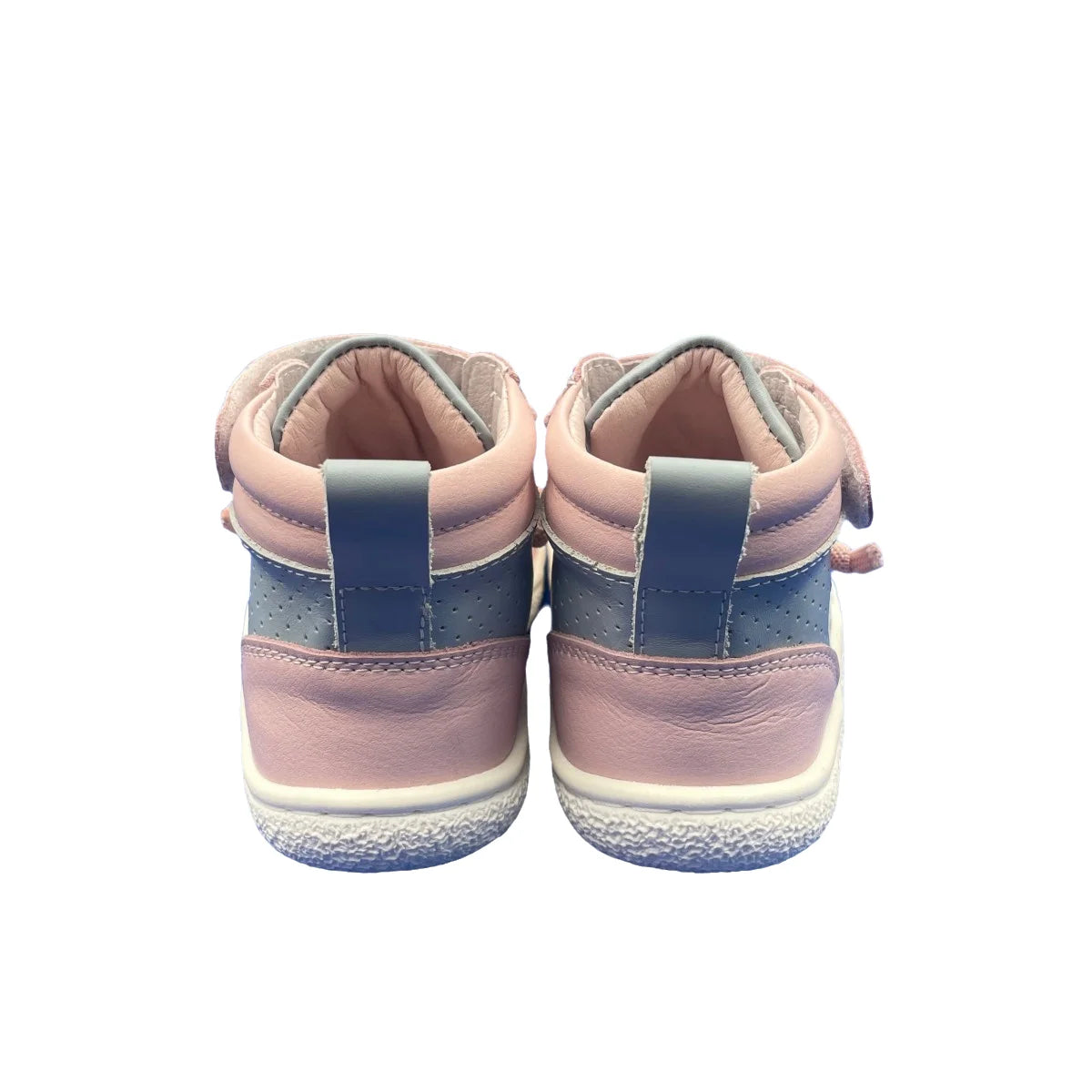 Tipsietoes Spring Autumn Genuine Leather Boots For Girls Boys Kid Barefoot Sneaker Leather Linning Light Weight Elastic Strape