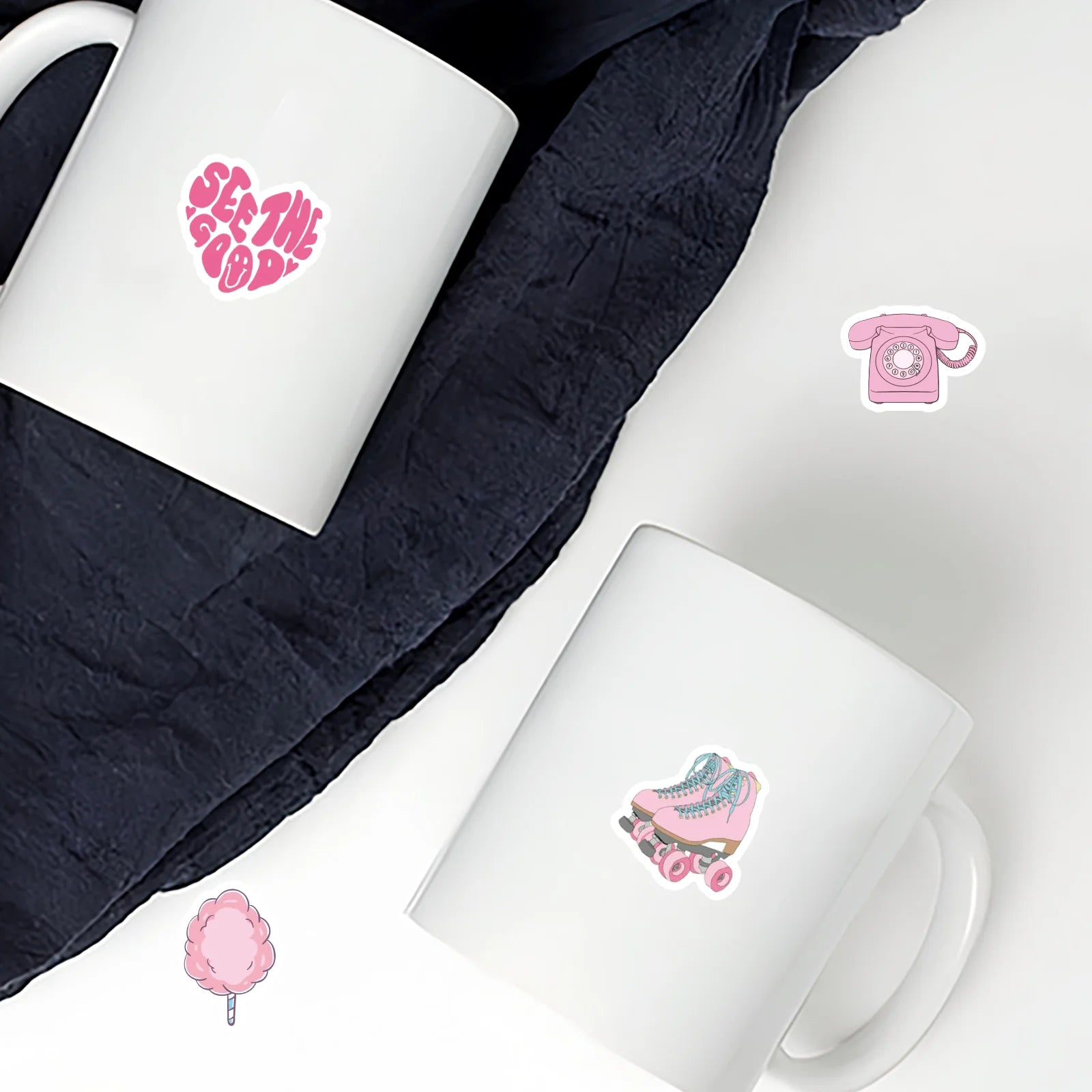 46pcs Valentine's Day Theme Pattern Stickers, Suitable for Valentine Parties, Photo Albums, Notebooks, Phone Cases, Water Bottle - Idrilay 