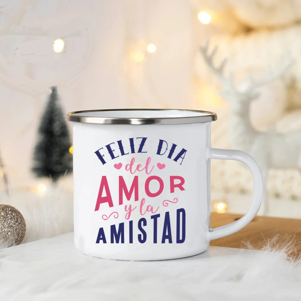 You Are My Favorite Person Print Valentines Coffee Mug Valentine Enamel Mugs Party Wine Juice Beverage Cup Valentine's Day Gift - Idrilay 