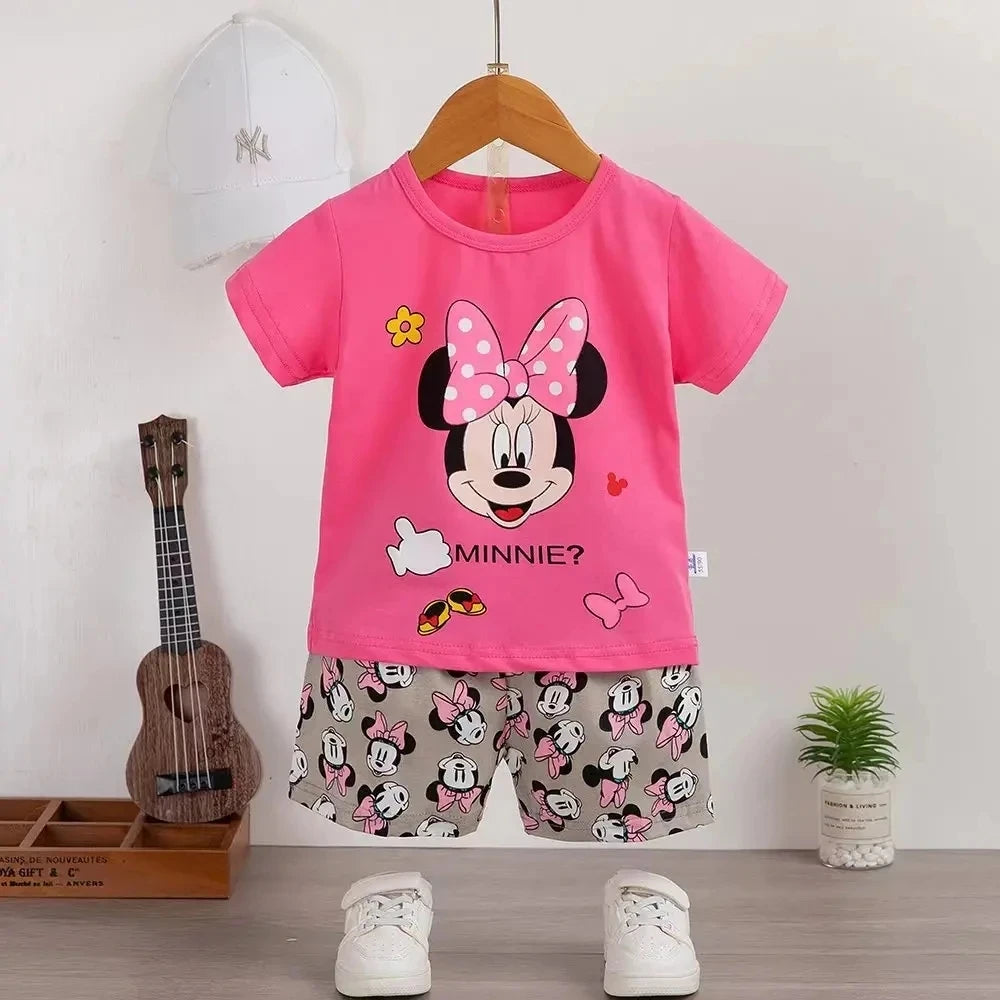 Boys clothes set 2pcs Summer Cartoon gril Short-Sleeved kids Suit Children's Clothing Outfit Set for boys 0-4 year