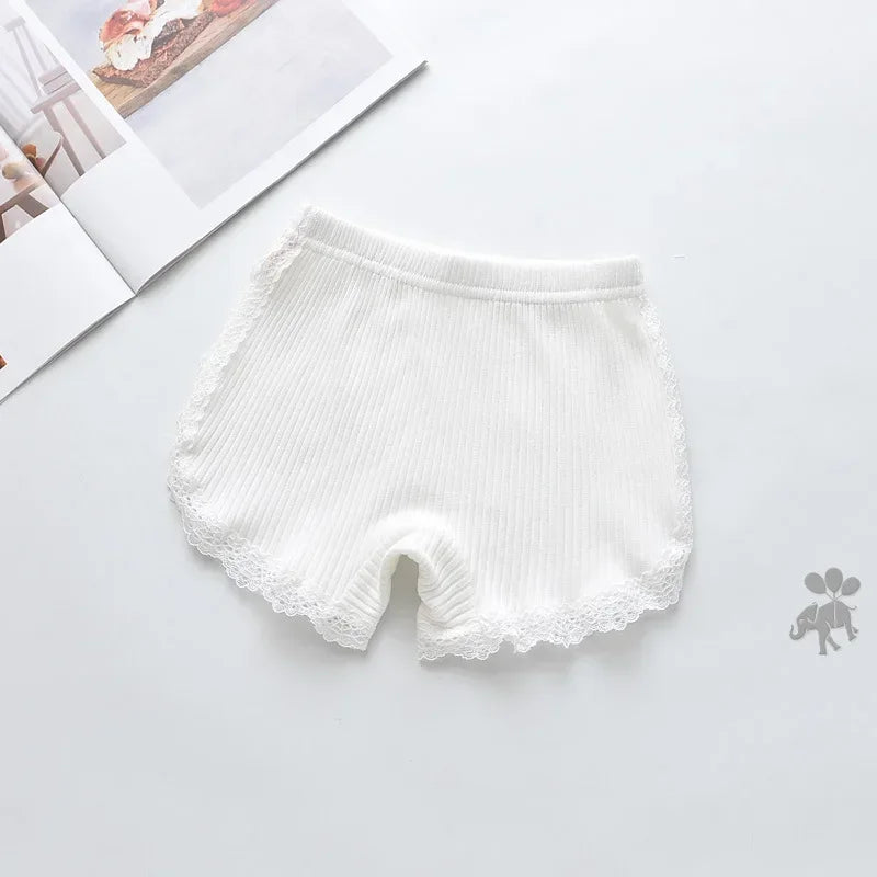 3Pcs Cotton Girls Shorts Safety Pants Top Quality Kids Pants Underwear Children Summer Cute Bow Short Underpants for 1-12 Years