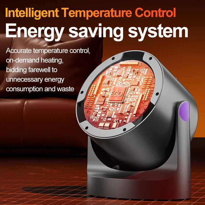 Desktop Heater Dormitory Mini Quick Heating Silent Energy Efficient Household Hot Air Blower Appliances Room Warmer For Office ﻿ - Idrilay 