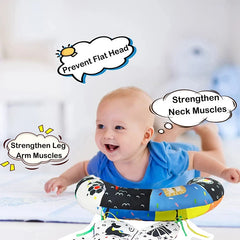 Baby Pillow Tummy Time Toy Black White High Contrast Sensory Toys Babies Montessori Infants 0-12 Months Newborn Training Pillow