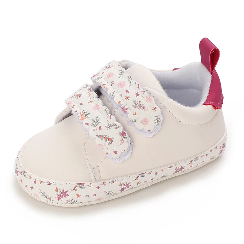 Baby Girl Shoes White Lace Floral Embroidered Soft Shoes Prewalker Walking Toddler Kids Shoes First Walker