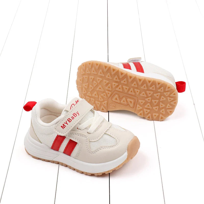 Baby Boys Girls Comfortable Sports Shoes Soft Bottom Non-slip Solid Color Toddler Shoes