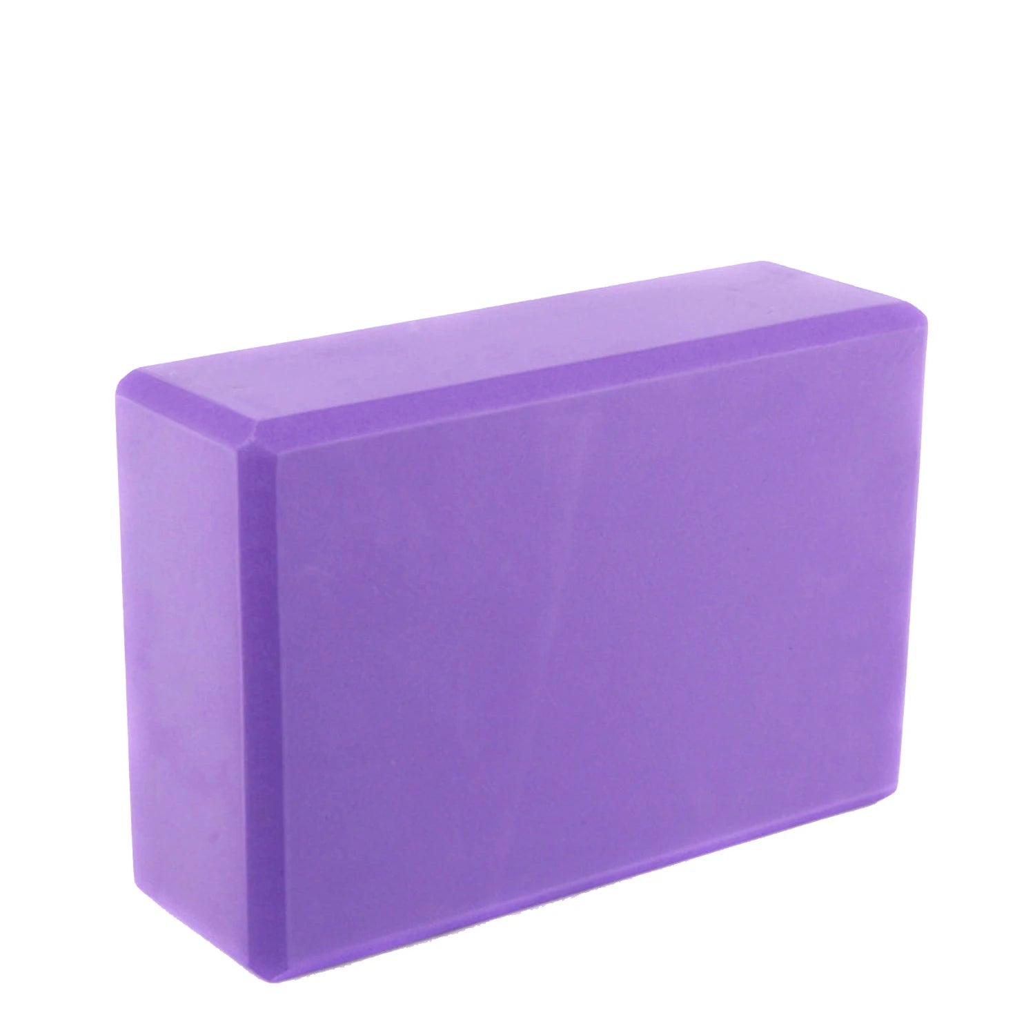 High Density Yoga Blocks -Firm EVA Foam Bricks - Gymnastics Block for Muscle Pain and Stress Purple - Idrilay 
