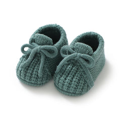 Newborn Baby Shoes Knitted Infant Boys Girls First Boots Fashion Solid Toddler Kid Bed Footwear 0-18M Warm Clothing Accessories