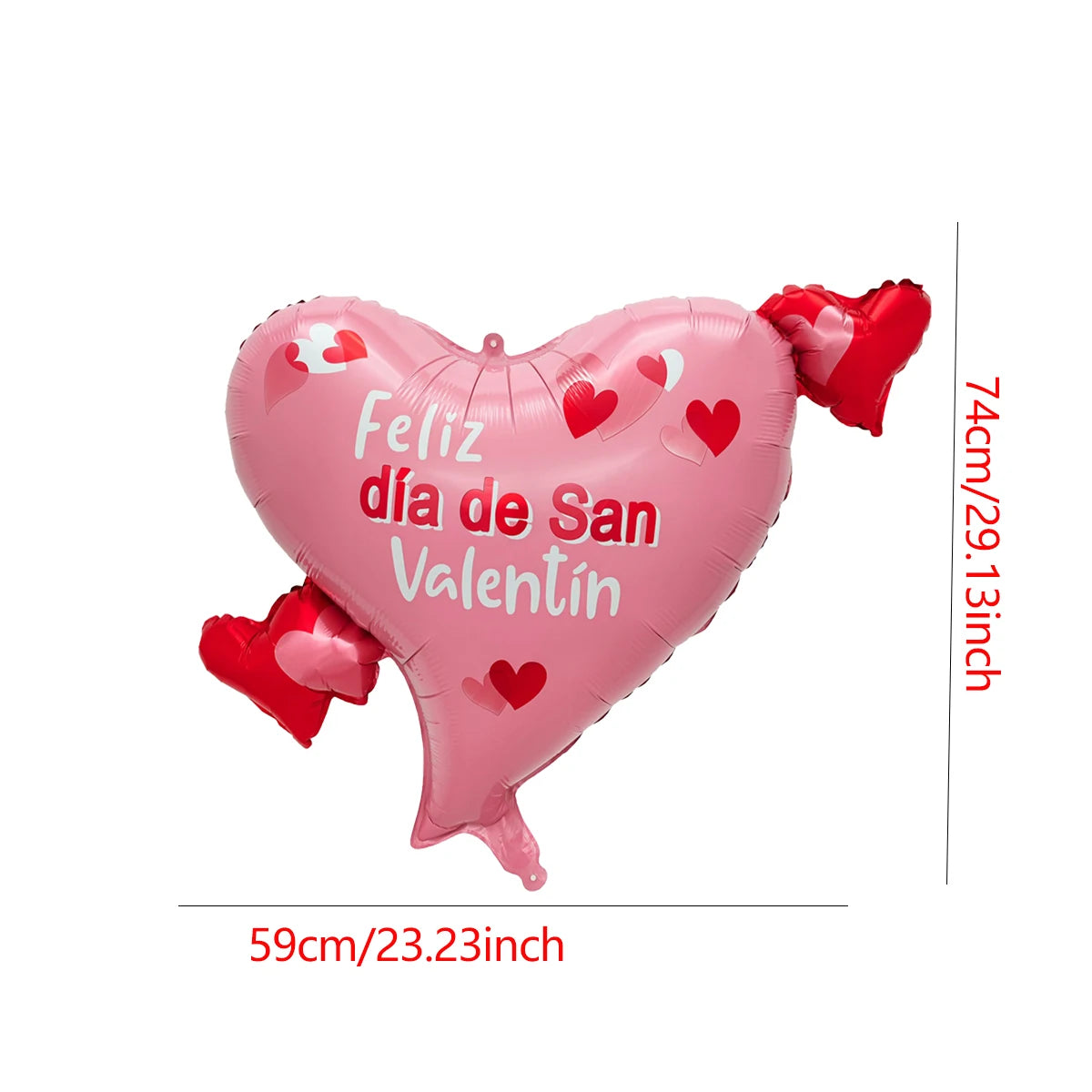 10pcs 18inch Valentine Spanish Love Heart Foil Balloons Te Amo Helium Balloon Wedding Valentine's Day Decorations Gifts - Idrilay 