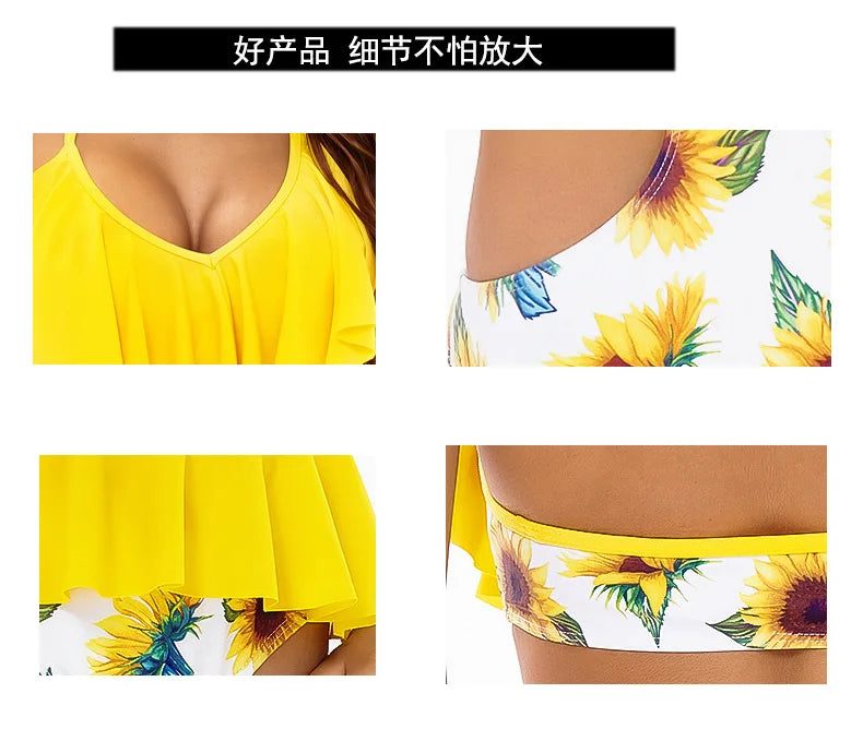 Mother Kids Girls Swimsuit Swimming Clothing Women Beach Bikini Bathing Suit Family Matching Swimwear Mummy Daughter Beachwear