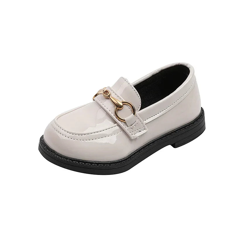 British Style Children Leather Shoes Breathable Slip on Loafers for Kids Boys Student Performance Shoes Toddler Girl Moccasins