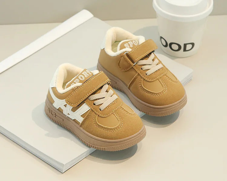 Children's Casual Cotton Shoes 2025 Autumn Winter New Boys Girls Retro Sports Shoes Kids Toddler Non-Slip Comfortable Sneakers - Idrilay 