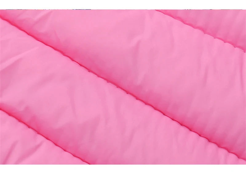 Kids Down Jackets For 3-14 Years Autumn Winter Boys Girls Warm Solid Down Coats Teens Hooded Zipper Outerwear Children Clothing