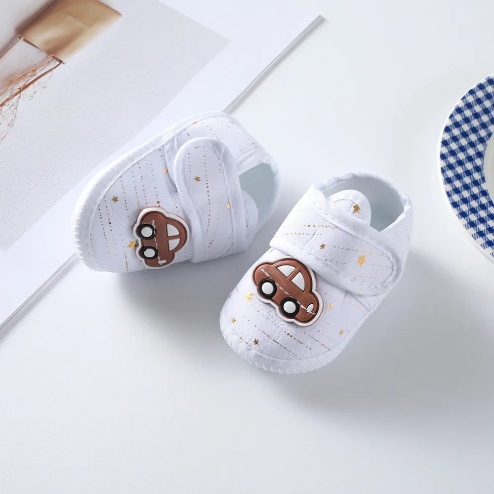 Baby Girl Shoes First Walkers Lace Floral Newborn Baby Shoes Princess Infant Toddler Baby Shoes for Boys Flats Soft Prewalkers