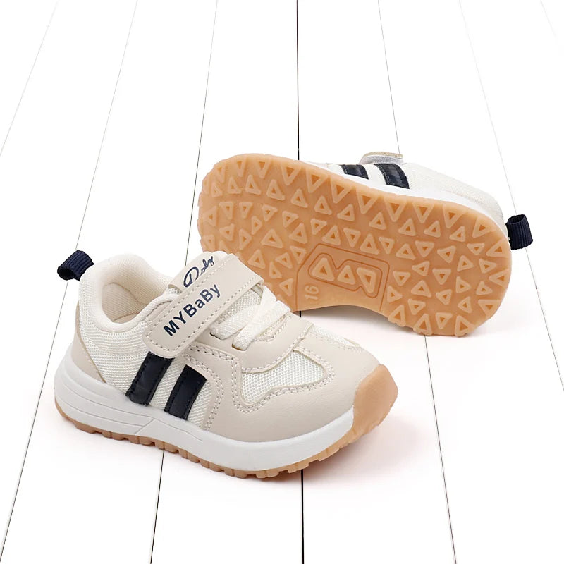 Baby Boys Girls Comfortable Sports Shoes Soft Bottom Non-slip Solid Color Toddler Shoes