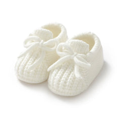 Newborn Baby Shoes Knitted Infant Boys Girls First Boots Fashion Solid Toddler Kid Bed Footwear 0-18M Warm Clothing Accessories