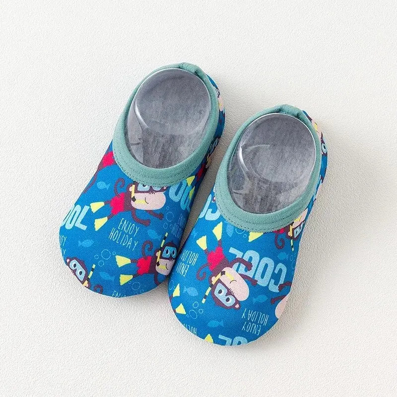 New Spring/summer Korean Fashion Cute Cartoon Multicolor Baby Boat Socks Soft Non-slip Glue 0-2 Years Old Toddler Shoes