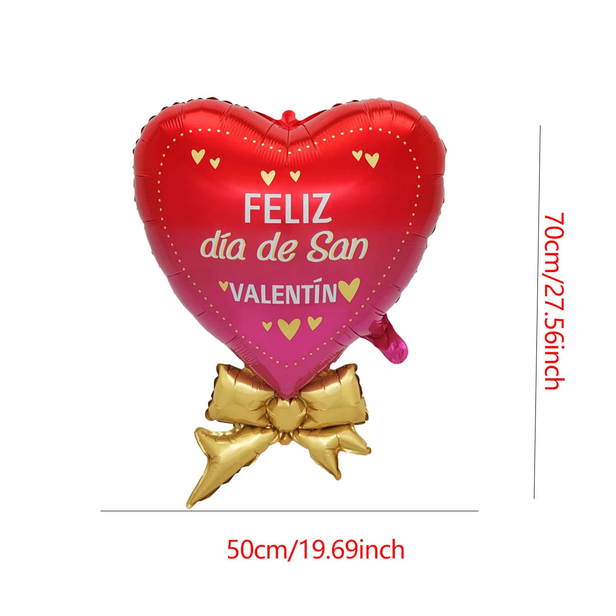 10pcs 18inch Valentine Spanish Love Heart Foil Balloons Te Amo Helium Balloon Wedding Valentine's Day Decorations Gifts - Idrilay 