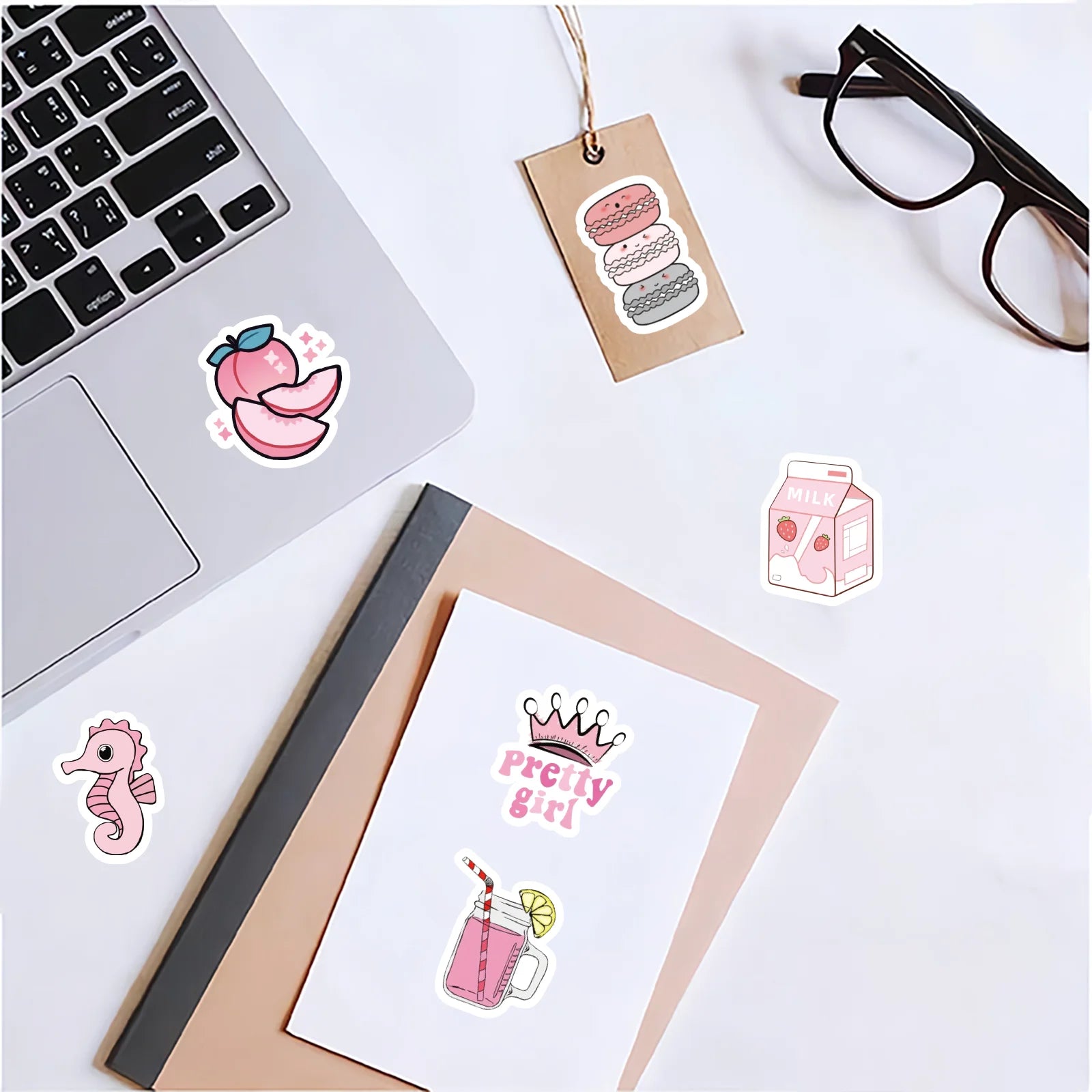 46pcs Valentine's Day Theme Pattern Stickers, Suitable for Valentine Parties, Photo Albums, Notebooks, Phone Cases, Water Bottle - Idrilay 