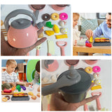 Kids Kitchen Toys Set 92/69/59 PCS Play Kitchen Accessories Kit with Play Pots Pretend Food Cooking Toy Toddler Girls Boy Gift