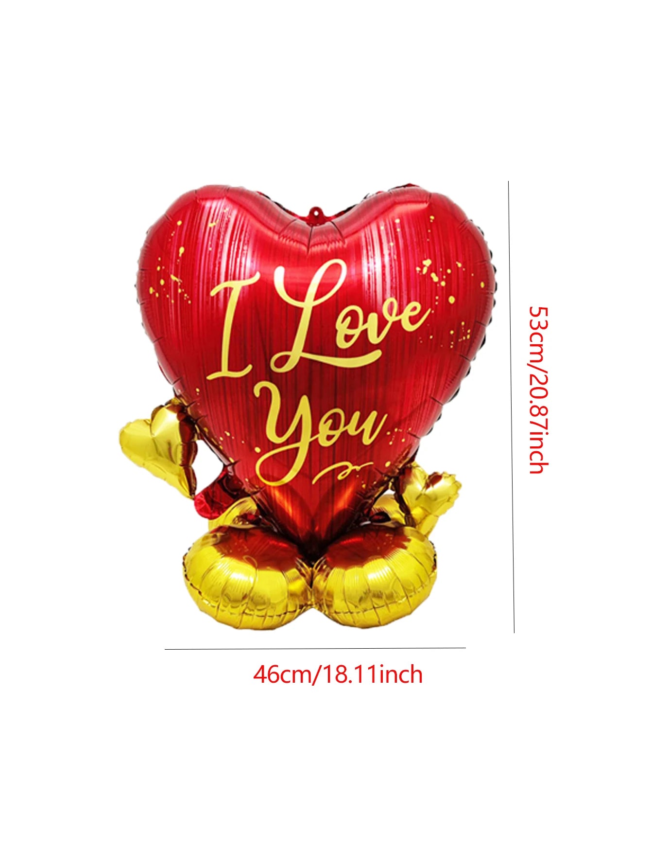 10pcs 18inch Valentine Spanish Love Heart Foil Balloons Te Amo Helium Balloon Wedding Valentine's Day Decorations Gifts - Idrilay 