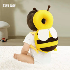 Baby Toddler Head Pillow Baby Learning To Walk Anti-fall Pillow Breathable Head Little Bee Head Protection Anti-fall Hat