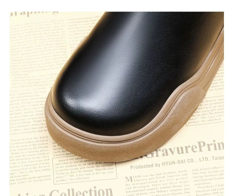 2025 New Fashion Winter Kids Faux Fur Boots for Girls Kids Plush Lining Ankle Boots Non-slip Breathable School Shoes - Idrilay 