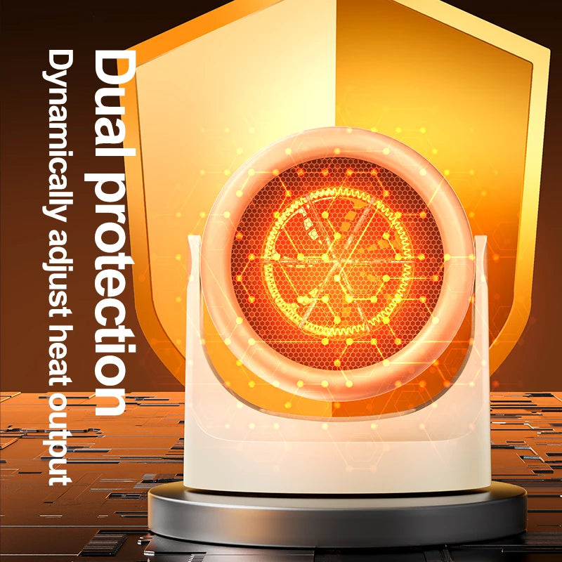 Desktop Heater Dormitory Mini Quick Heating Silent Energy Efficient Household Hot Air Blower Appliances Room Warmer For Office ﻿ - Idrilay 