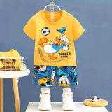 Boys clothes set 2pcs Summer Cartoon gril Short-Sleeved kids Suit Children's Clothing Outfit Set for boys 0-4 year