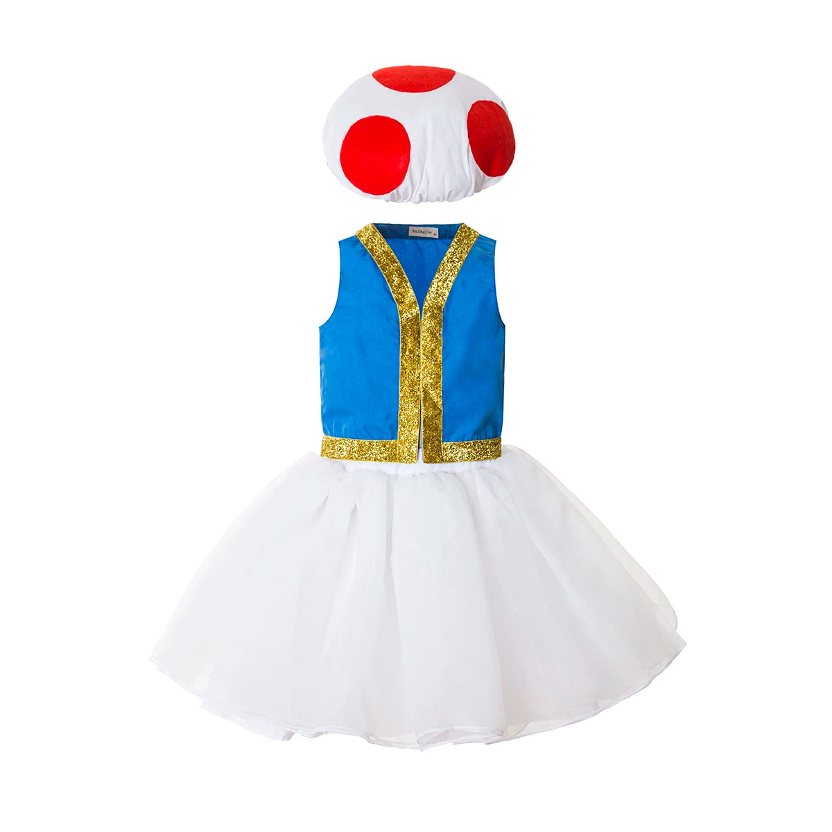 Mushroom Costume, Toadstool Costume Toad beanie  mushroom beanie hat  for fun cosplaytheme park Toadette Hat with Pigtails