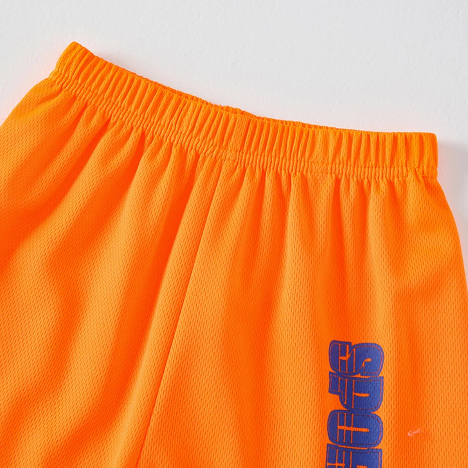 2/3 Pcs Summer Children's Dopamine Casual Versatile Shorts Boys' Sports Running Loose Pants Girls' Versatile Vacation Beach Pant