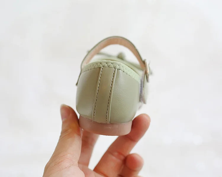 Fashion Mary Janes Shoes For Baby Butterfly Girls Flats Soft Singe Shoes For Kids Girls PU Leather Shoes - Idrilay 