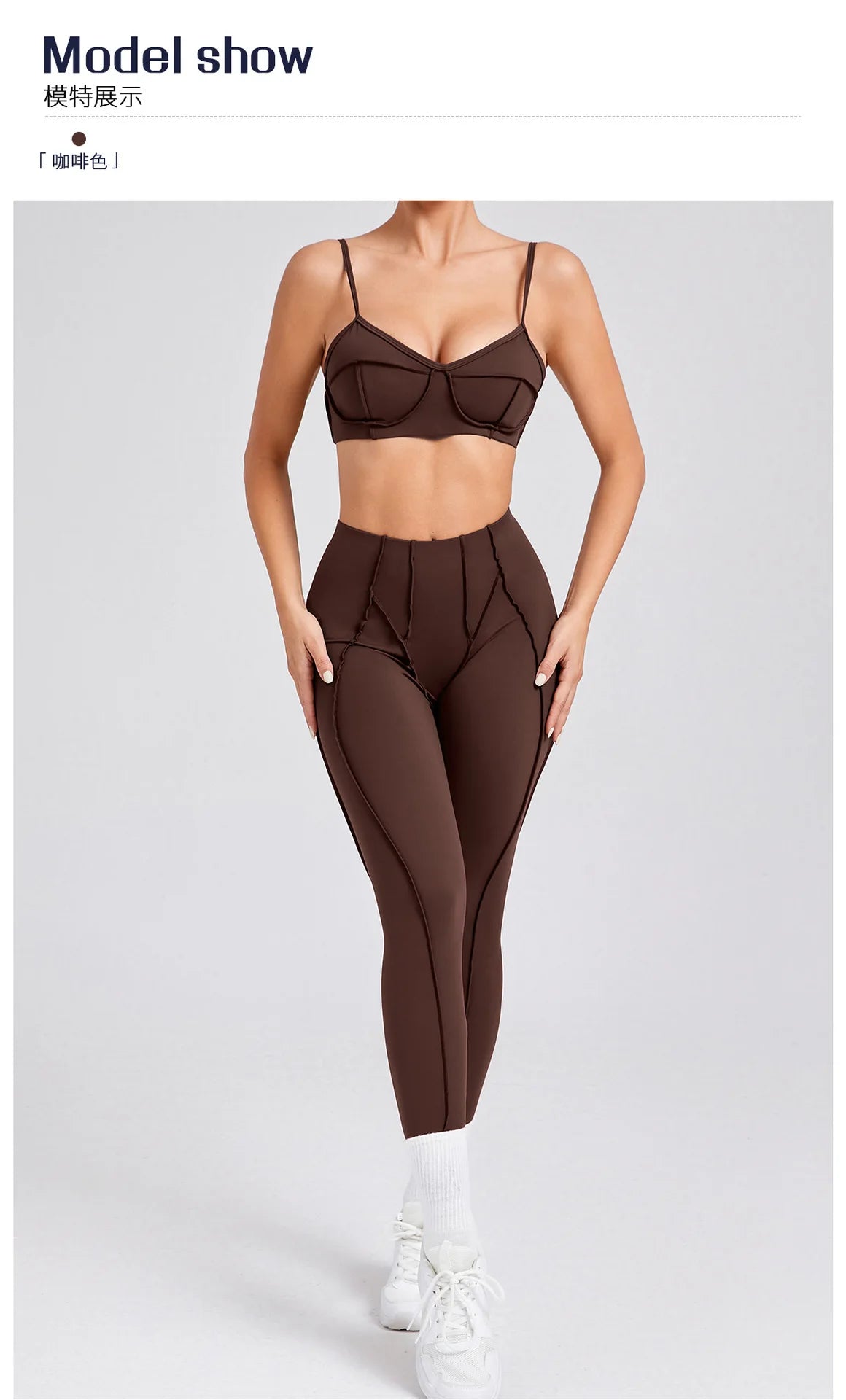 Yoga Sports Fitness Sets High Waist Hip-lifting Trousers Open Back Bra Suit Casual Running Workout Gym Leggings Sexy Sets Women - Idrilay 