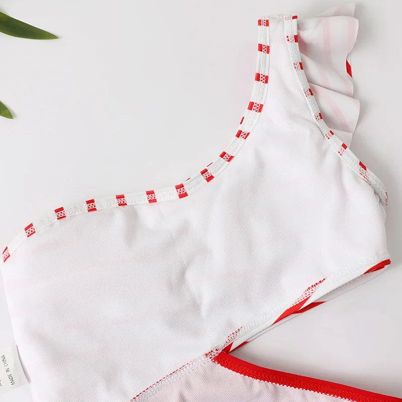 Mother Kids Girls Swimsuit Swimming Clothing Women Beach Bikini Bathing Suit Family Matching Swimwear Mummy Daughter Beachwear