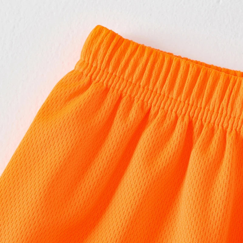 2/3 Pcs Summer Children's Dopamine Casual Versatile Shorts Boys' Sports Running Loose Pants Girls' Versatile Vacation Beach Pant