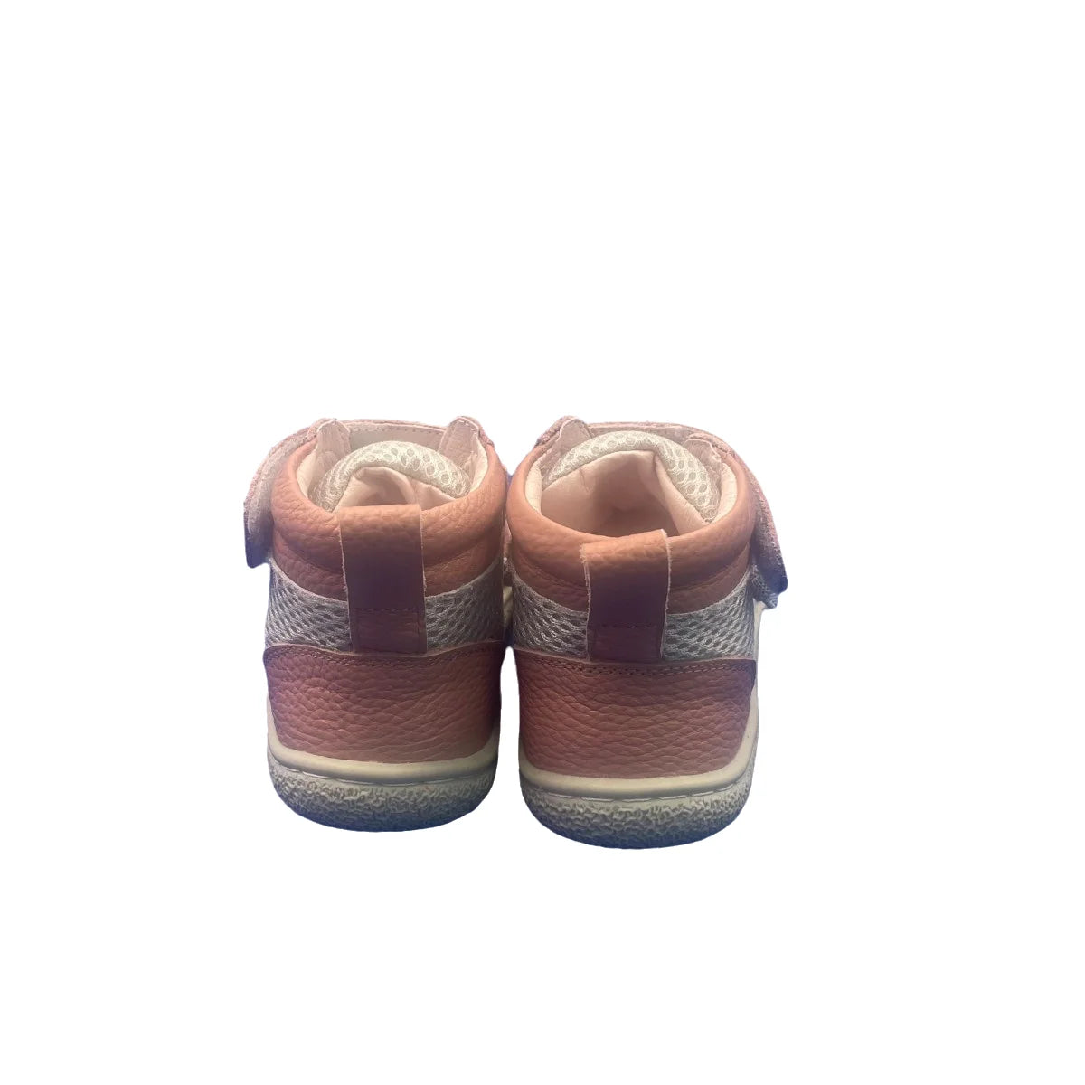 Tipsietoes Spring Autumn Genuine Leather Boots For Girls Boys Kid Barefoot Sneaker Leather Linning Light Weight Elastic Strape