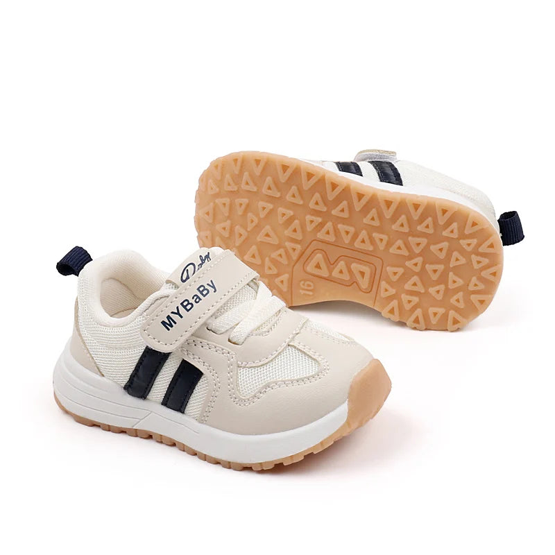 Baby Boys Girls Comfortable Sports Shoes Soft Bottom Non-slip Solid Color Toddler Shoes