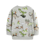 2-7T New Design Cotton Boys Sweatshirts Dinosaurs Fashion Children's Sport Shirts Long Sleeve Kids Autumn Spring Clothes