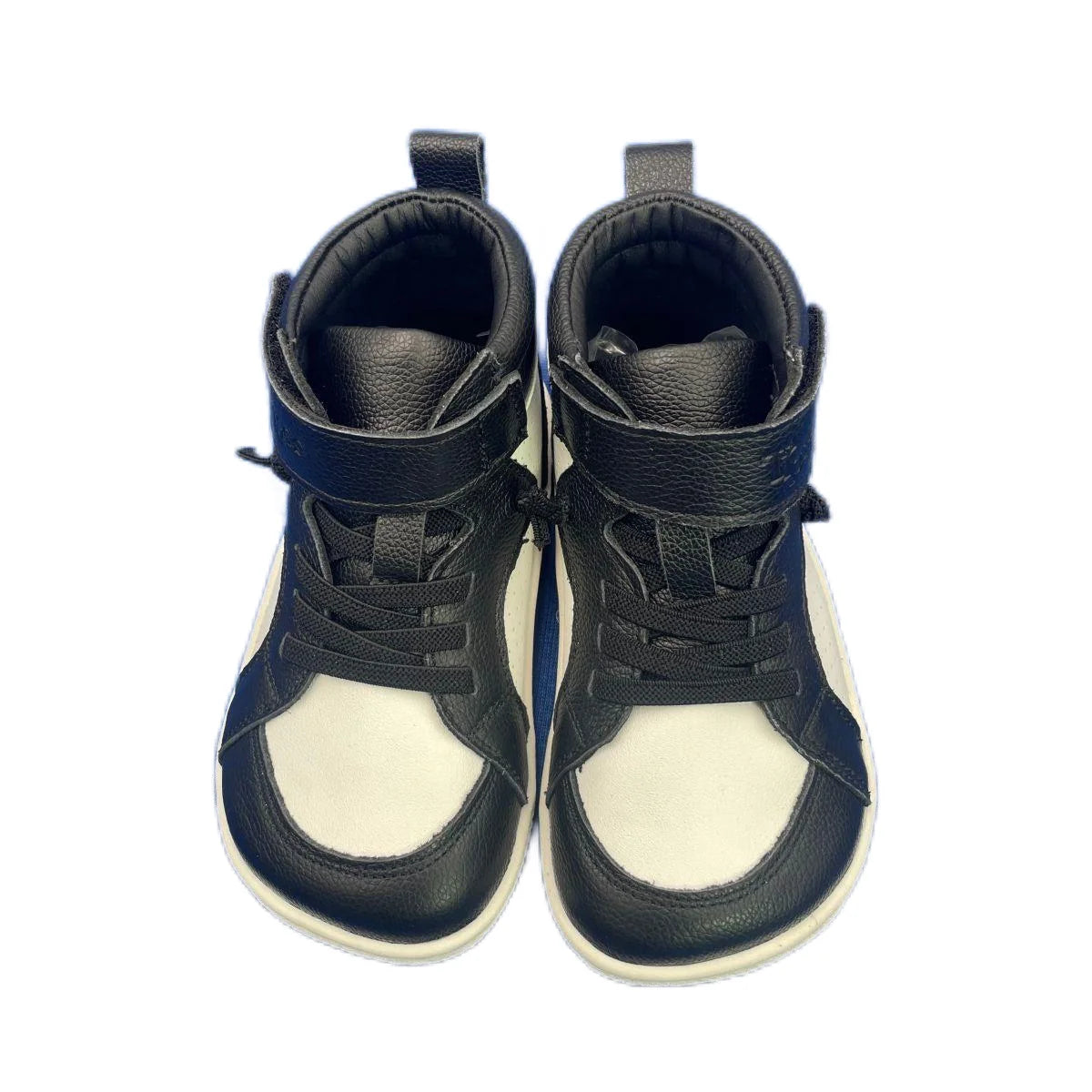Tipsietoes Spring Autumn Genuine Leather Boots For Girls Boys Kid Barefoot Sneaker Leather Linning Light Weight Elastic Strape