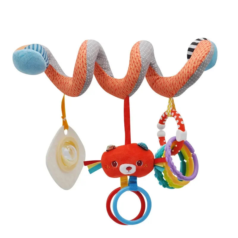 New Soft Infant Crib Bed Stroller Toy Spiral Baby Toy For Newborns Car Seat Educational Rattles Baby Towel Bebe Toys 0-12 Months