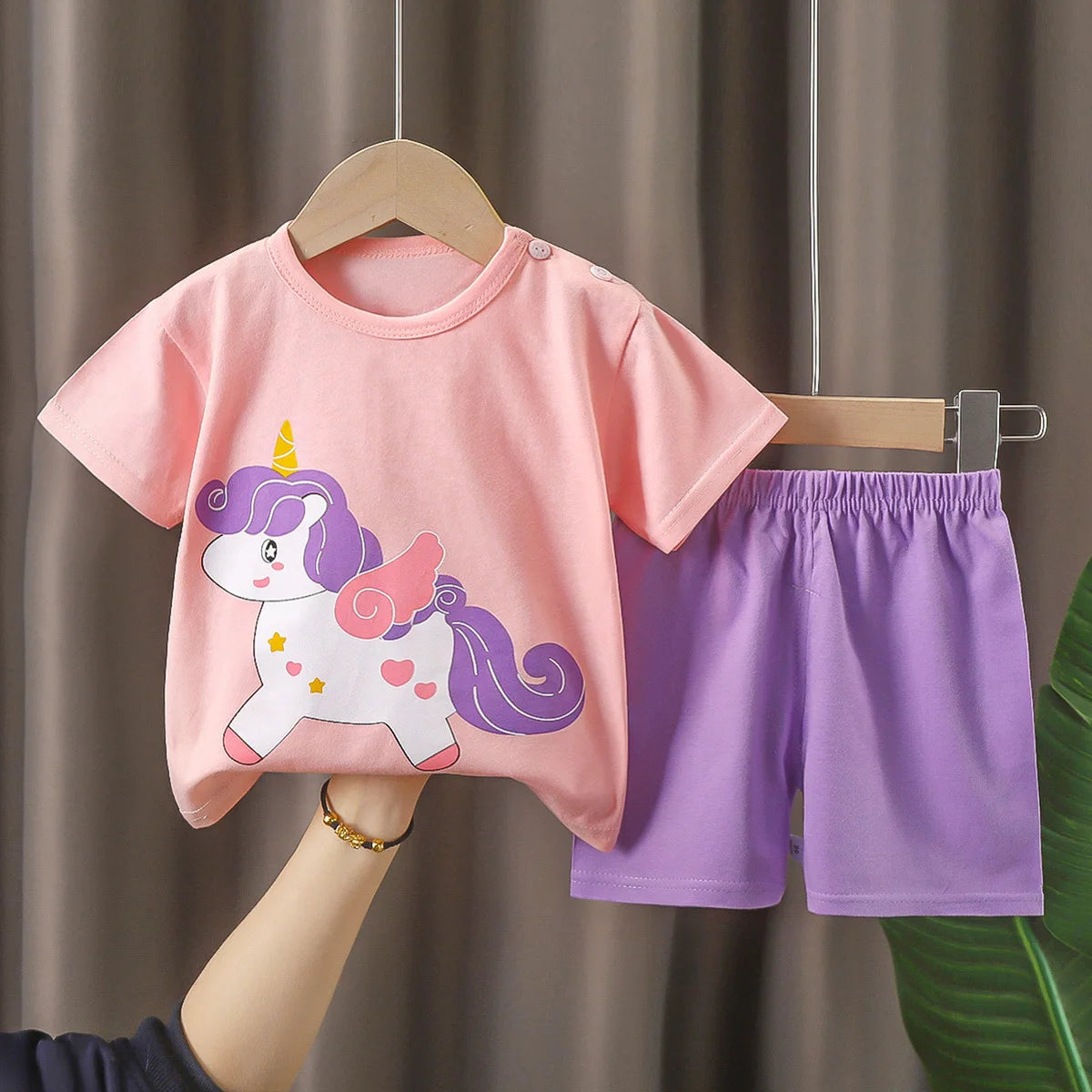 Boys clothes set 2pcs Summer Cartoon gril Short-Sleeved kids Suit Children's Clothing Outfit Set for boys 0-4 year
