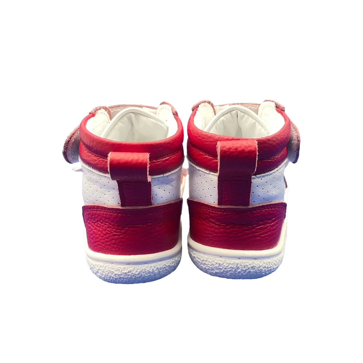 Tipsietoes Spring Autumn Genuine Leather Boots For Girls Boys Kid Barefoot Sneaker Leather Linning Light Weight Elastic Strape