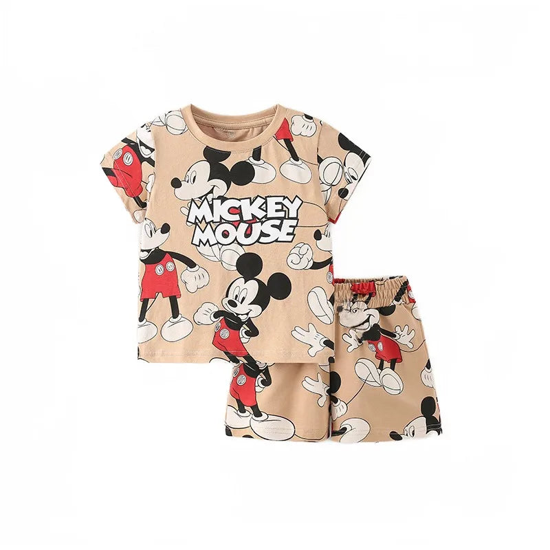 Boys clothes set 2pcs Summer Cartoon gril Short-Sleeved kids Suit Children's Clothing Outfit Set for boys 0-4 year