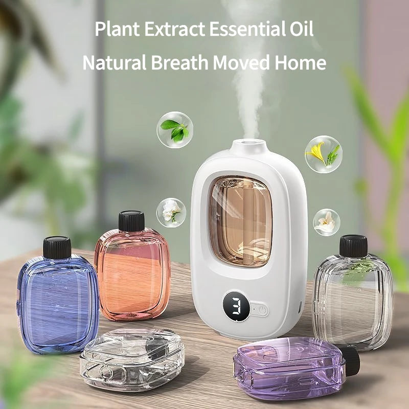 Automatic aromatherapy device toilet home air freshener aromatherapy machine essential oil diffuser rechargeable humidifier - Idrilay 