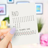 1 pc Valentine's Day Cards For Every Person In Your Life,A Fun And Creative Holiday Greeting Card Sweet Funny Card For Valentine - Idrilay 